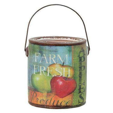 Juicy Apple Bucket Candle, 20 Oz - The Fox Decor